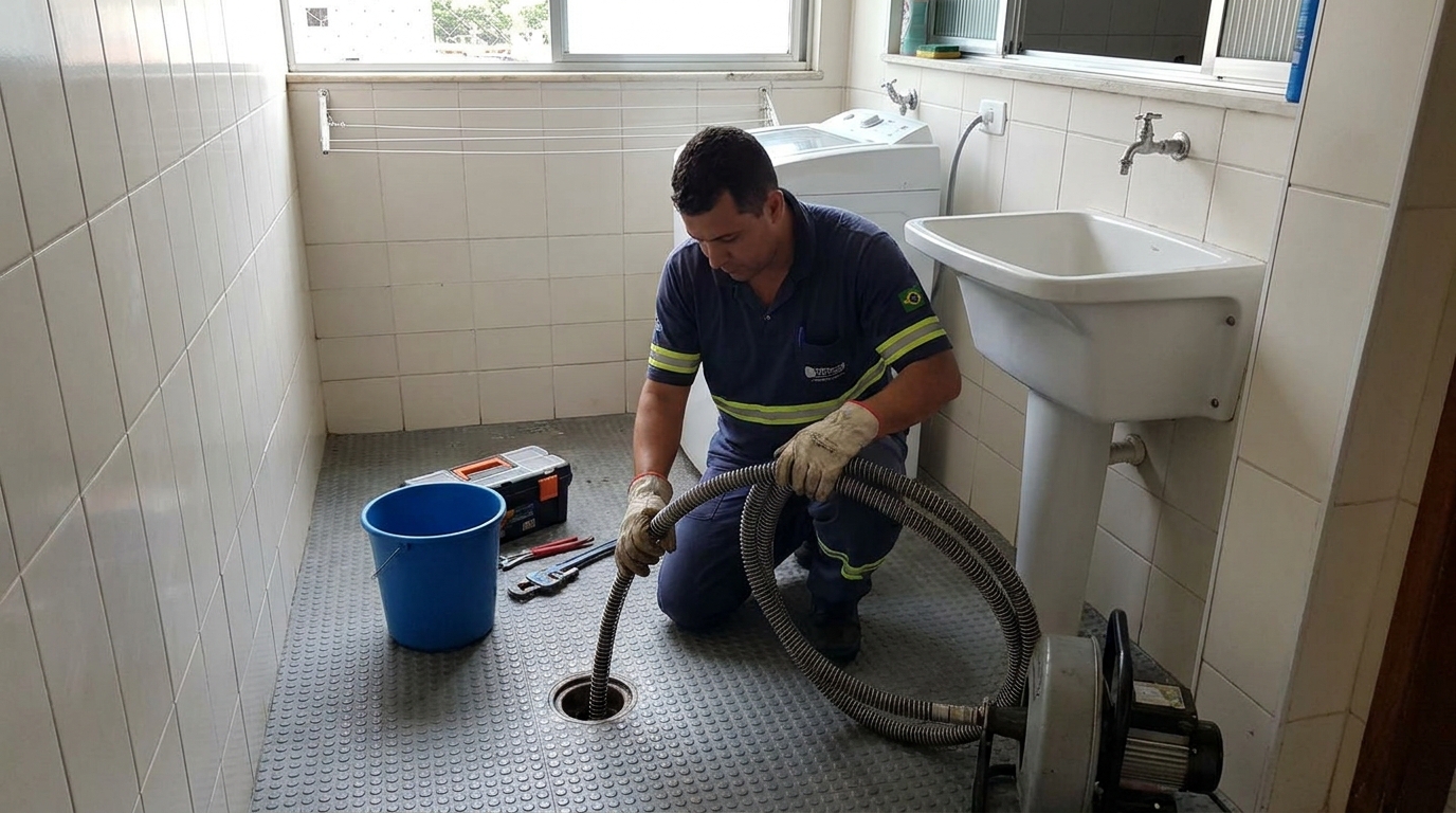 Desobstrução na Cozinha em Santa Cruz do Sul‑RS